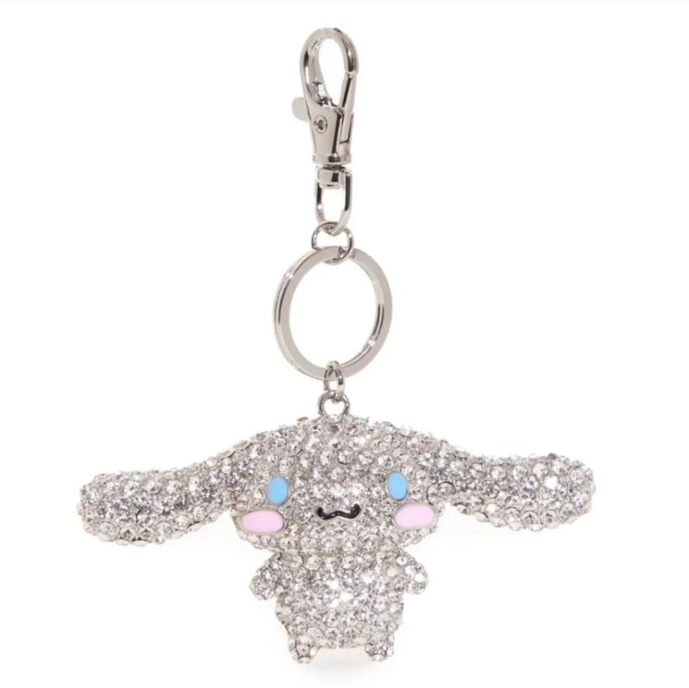 🤍▪️Hello Kitty ▪️sanrino pavé Cinnamoroll 3D Bling keychain bag charm